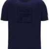 T-shirt Pepe Fila bleu marine avec logo floqué