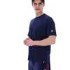 T-shirt Pepe Fila bleu marine avec logo floqué