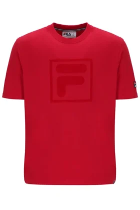 T-shirt Pepe rouge Fila avec logo floqué