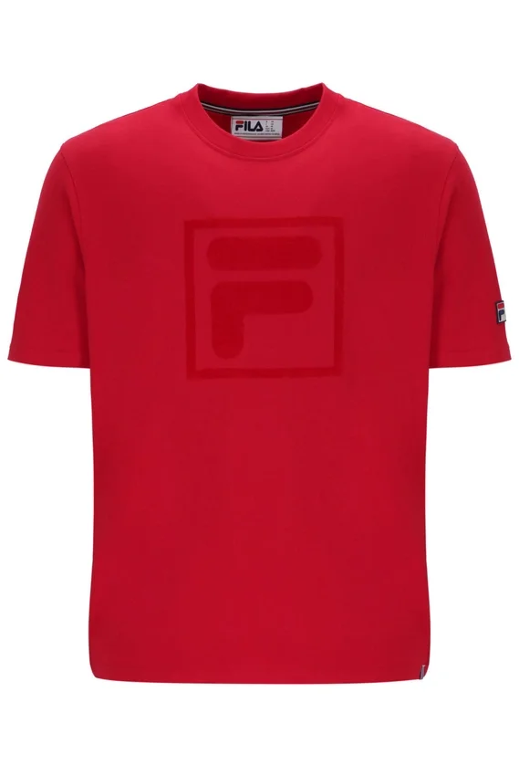 T-shirt Pepe rouge Fila avec logo floqué