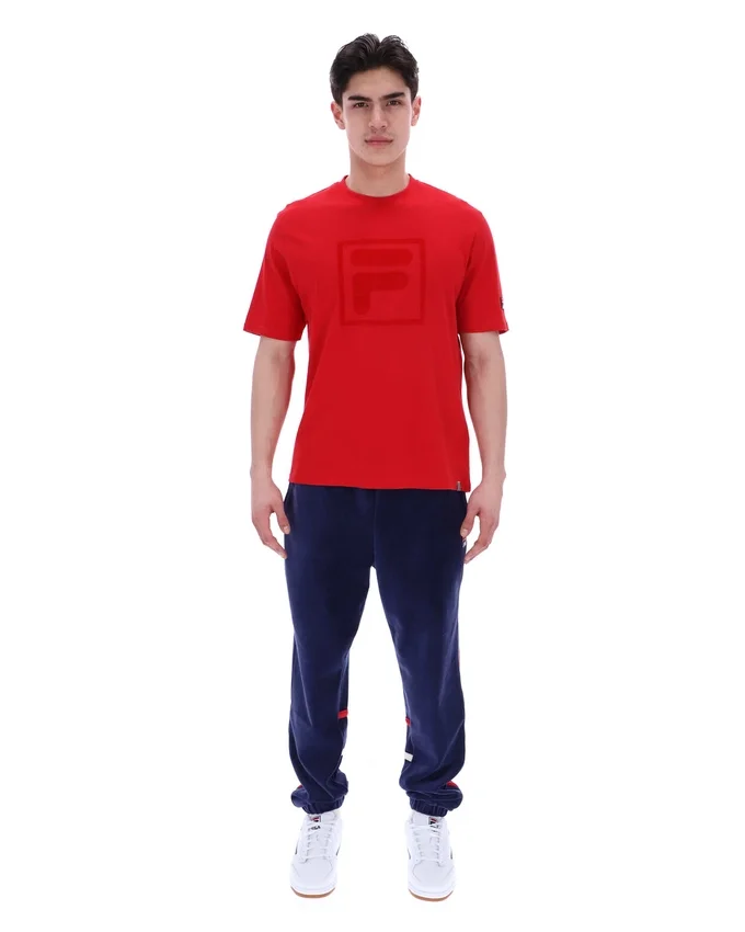 T-shirt Pepe rouge Fila avec logo floqué