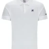 T-shirt polo de tennis blanc cassé pour homme