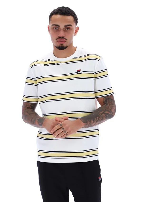 T-shirt rayé Sanders teint dans la masse