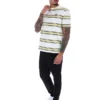 T-shirt rayé Sanders teint dans la masse