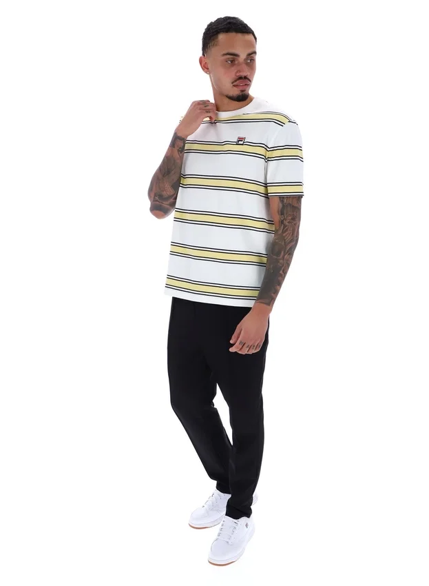 T-shirt rayé Sanders teint dans la masse