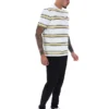 T-shirt rayé Sanders teint dans la masse