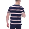 T-shirt rayé Sanders teint dans la masse
