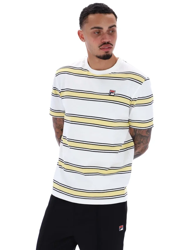 T-shirt rayé Sanders teint dans la masse