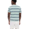 T-shirt à rayures Cesare teint dans la masse « Surf Spray »