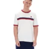 T-shirt Rosario Gardenia à rayures en tissu éponge