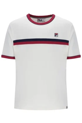 T-shirt Rosario Gardenia à rayures en tissu éponge