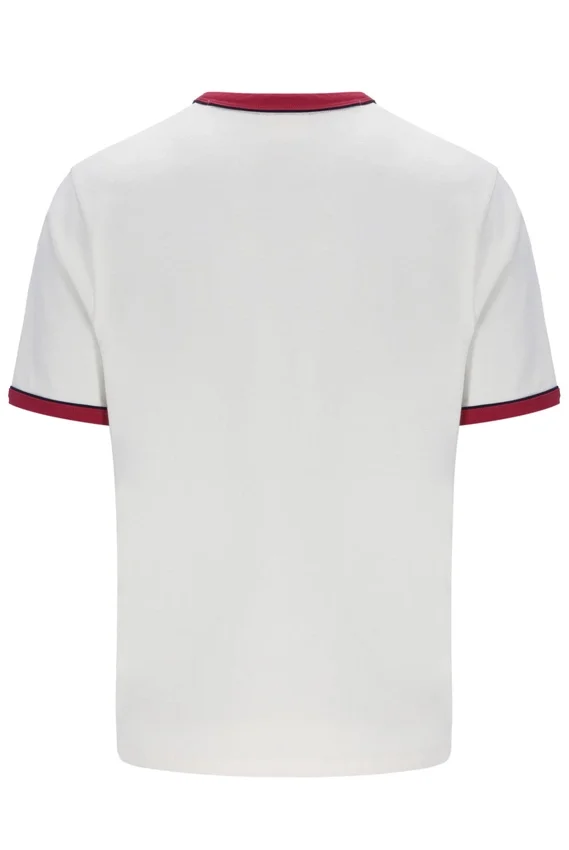 T-shirt Rosario Gardenia à rayures en tissu éponge