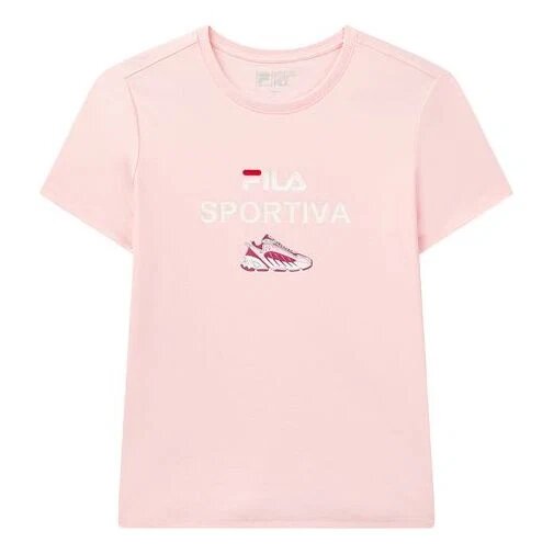 T-shirt rose à manches courtes Ade