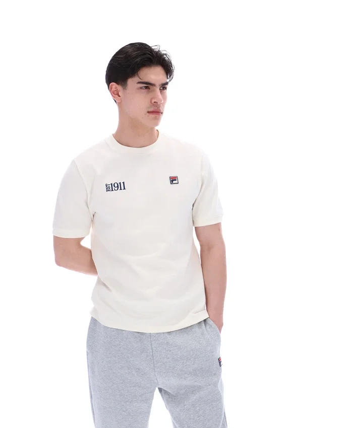 T-shirt Silvio Simple de Gardenia