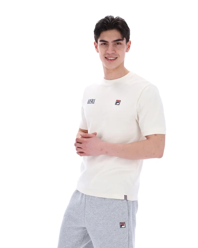 T-shirt Silvio Simple de Gardenia