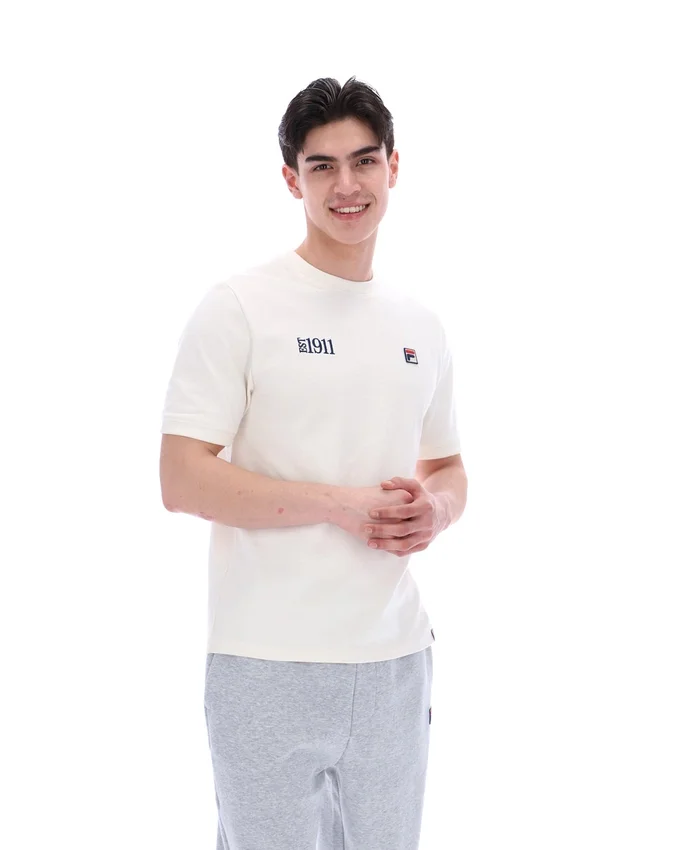 T-shirt Silvio Simple de Gardenia