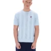 T-shirt Skyway Corrado à empiècements en maille