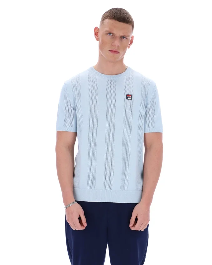 T-shirt Skyway Corrado à empiècements en maille
