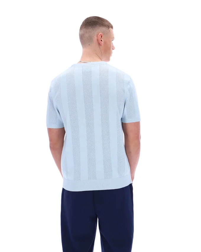 T-shirt Skyway Corrado à empiècements en maille