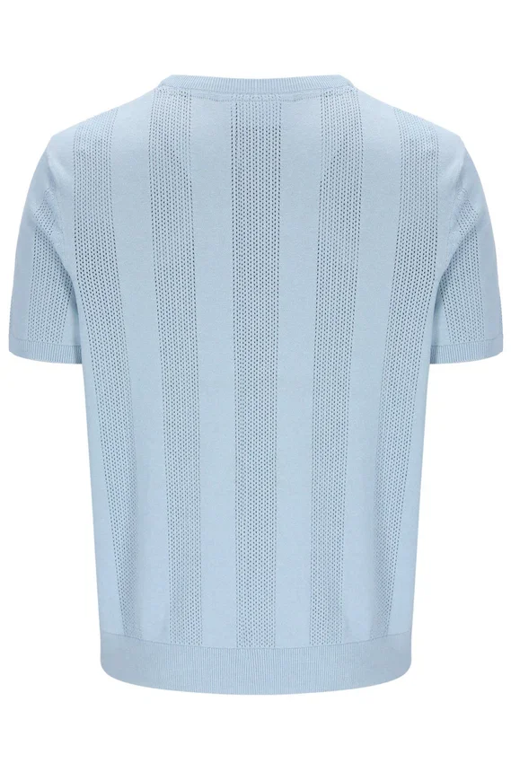 T-shirt Skyway Corrado à empiècements en maille