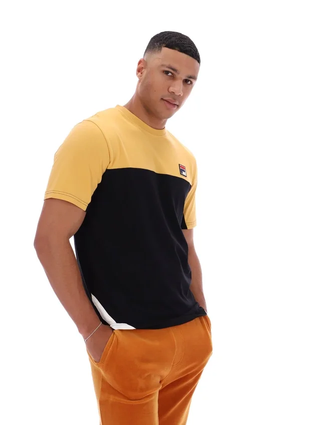 T-shirt « Tiebreaker » à blocs de couleur Oak Buff