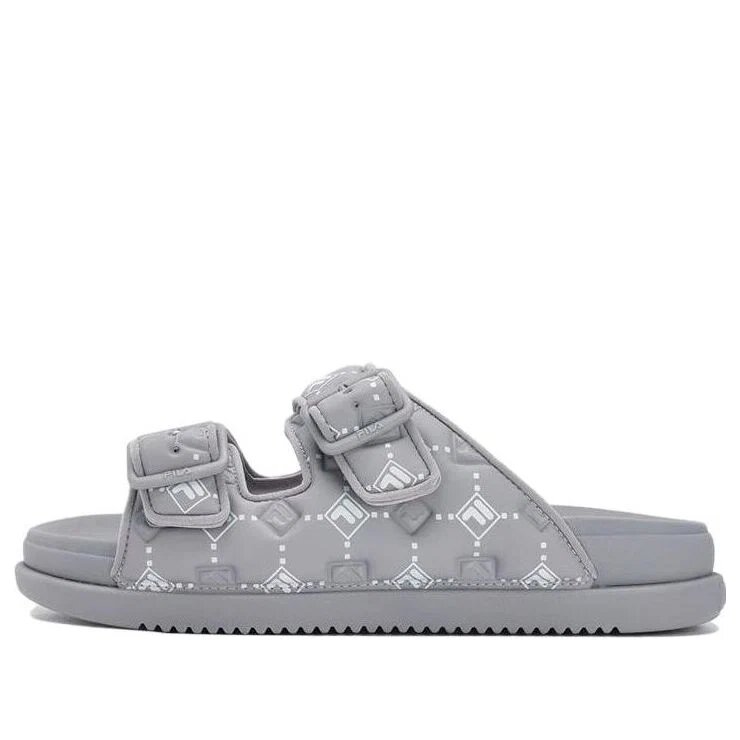 Tongs Lucia Fashion « Gris Blanc »