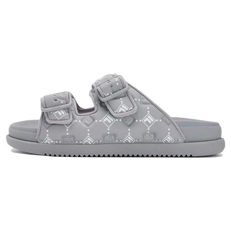 Tongs Lucia Fashion « Gris Blanc »