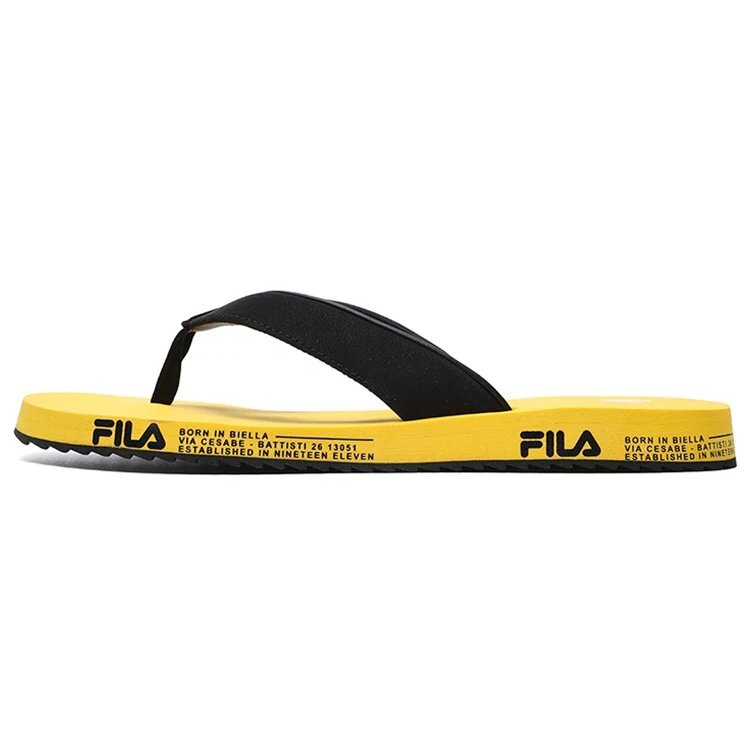 Tongs Trevi « Jaune Noir »