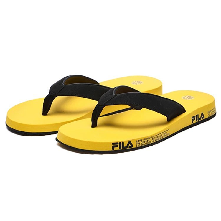 Tongs Trevi « Jaune Noir »