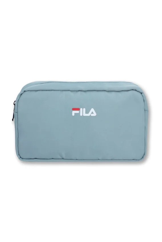 Trousse de toilette grise avec logo
