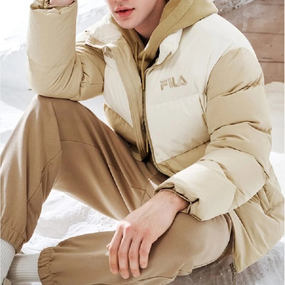 Veste « Beige Blanc »