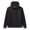 Veste à capuche en tricot avec logo brodé, bleue