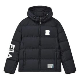 Veste à capuche oversize issue de la collaboration Fila x Mihara Yasuhiro « Black White Blue »