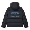 Veste à capuche oversize issue de la collaboration Fila x Mihara Yasuhiro « Black White Blue »