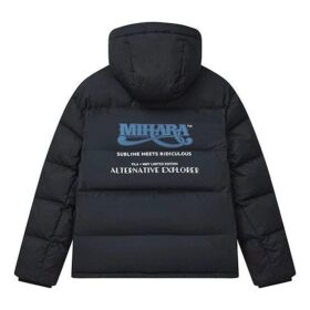Veste à capuche oversize issue de la collaboration Fila x Mihara Yasuhiro « Black White Blue »
