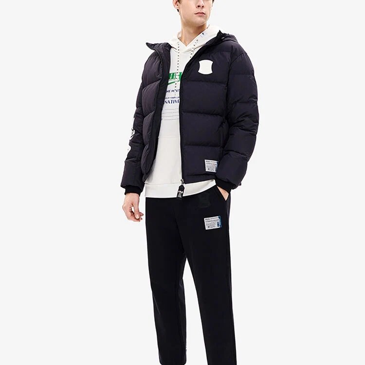 Veste à capuche oversize issue de la collaboration Fila x Mihara Yasuhiro « Black White Blue »