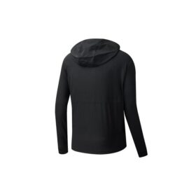 Veste cargo tissée à fermeture éclair Athletics, noire