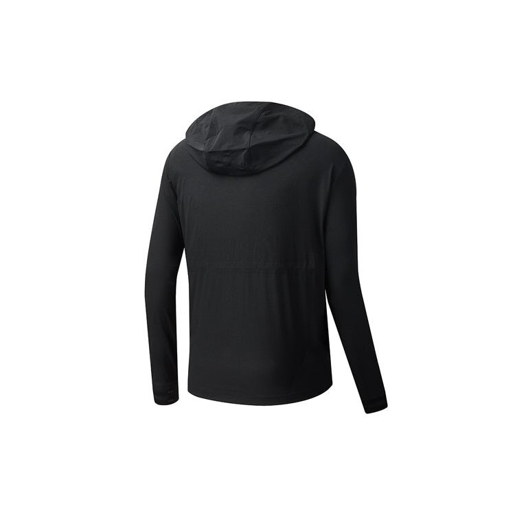 Veste cargo tissée à fermeture éclair Athletics, noire