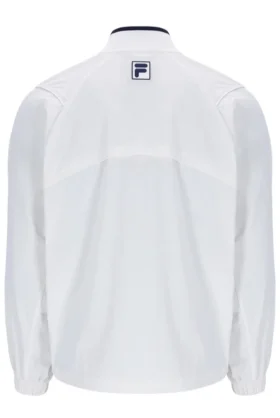Veste d’échauffement de tennis unisexe blanc cassé