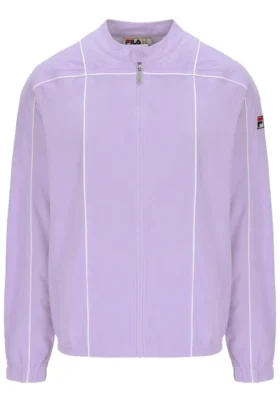 Veste de motard emblématique Terrinda, couleur lilas pastel