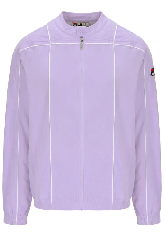 Veste de motard emblématique Terrinda, couleur lilas pastel