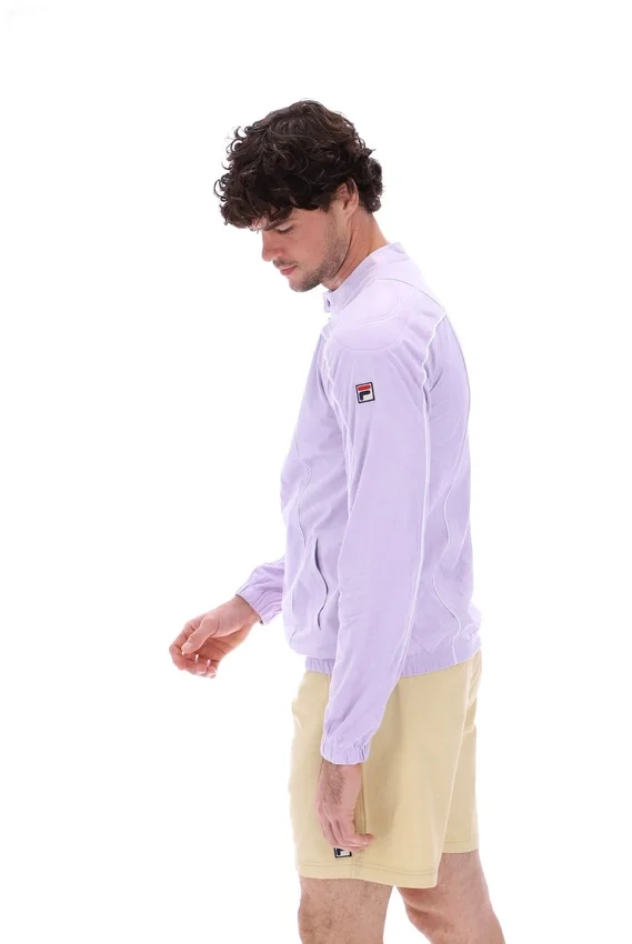 Veste de motard emblématique Terrinda, couleur lilas pastel