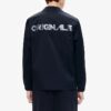 Veste de sport décontractée Fila pour homme avec logo Alphabet, noire