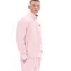 Veste de survêtement Armando rose pâle à passepoil contrasté