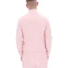 Veste de survêtement Armando rose pâle à passepoil contrasté