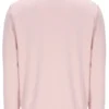 Veste de survêtement Armando rose pâle à passepoil contrasté