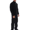 Veste de survêtement Davey noire à fermeture éclair intégrale