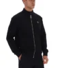 Veste de survêtement Davey noire à fermeture éclair intégrale
