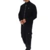 Veste de survêtement Davey noire à fermeture éclair intégrale
