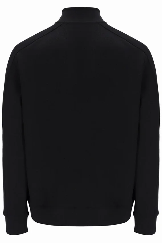 Veste de survêtement Davey noire à fermeture éclair intégrale